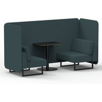 Click to view product details and reviews for Brixworth 2 Seater Bench Booth With Black Legs And Black Table With Black Leg In X2 Fabric Polygon Panels And Sofa. Click to view product details and reviews for Brixworth 2 Seater Bench Booth With Black Legs And Black Table With Black Leg In X2 Fabric Polygon Panels And Sofa.