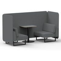 Click to view product details and reviews for Brixworth 2 Seater Bench Booth With Black Legs And Grey Table With Black Leg In Synergy Fabric Partner Panels And Sofa. Click to view product details and reviews for Brixworth 2 Seater Bench Booth With Black Legs And Grey Table With Black Leg In Synergy Fabric Partner Panels And Sofa.