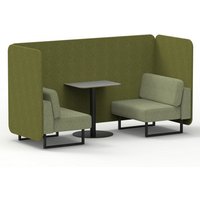 Click to view product details and reviews for Brixworth 2 Seater Bench Booth With Black Legs And Grey Table With Black Leg In Rivet Fabric Olive Panels And Burnish Sofa. Click to view product details and reviews for Brixworth 2 Seater Bench Booth With Black Legs And Grey Table With Black Leg In Rivet Fabric Olive Panels And Burnish Sofa.
