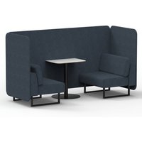 Click to view product details and reviews for Brixworth 2 Seater Bench Booth With Black Legs And White Table With Black Leg In Rivet Fabric Crucible Panels And Sofa. Click to view product details and reviews for Brixworth 2 Seater Bench Booth With Black Legs And White Table With Black Leg In Rivet Fabric Crucible Panels And Sofa.