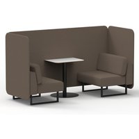 Click to view product details and reviews for Brixworth 2 Seater Bench Booth With Black Legs And White Table With Black Leg In X2 Fabric Theory Panels And Sofa. Click to view product details and reviews for Brixworth 2 Seater Bench Booth With Black Legs And White Table With Black Leg In X2 Fabric Theory Panels And Sofa.