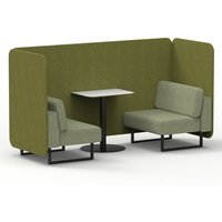 Click to view product details and reviews for Brixworth 2 Seater Bench Booth With Black Legs And White Table With Black Leg In Rivet Fabric Olive Panels And Burnish Sofa. Click to view product details and reviews for Brixworth 2 Seater Bench Booth With Black Legs And White Table With Black Leg In Rivet Fabric Olive Panels And Burnish Sofa.