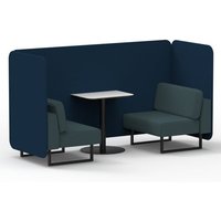 Click to view product details and reviews for Brixworth 2 Seater Bench Booth With Black Legs And White Table With Black Leg In X2 Fabric Calculus Panels And Polygon Sofa. Click to view product details and reviews for Brixworth 2 Seater Bench Booth With Black Legs And White Table With Black Leg In X2 Fabric Calculus Panels And Polygon Sofa.