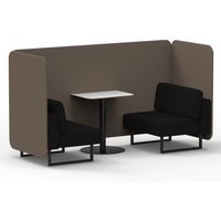 Click to view product details and reviews for Brixworth 2 Seater Bench Booth With Black Legs And White Table With Black Leg In X2 Fabric Theory Panels And Diameter Sofa. Click to view product details and reviews for Brixworth 2 Seater Bench Booth With Black Legs And White Table With Black Leg In X2 Fabric Theory Panels And Diameter Sofa.
