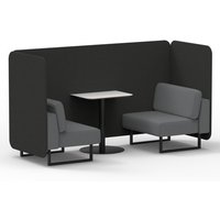 Click to view product details and reviews for Brixworth 2 Seater Bench Booth With Black Legs And White Table With Black Leg In Synergy Fabric Mix Panels And Partner Sofa. Click to view product details and reviews for Brixworth 2 Seater Bench Booth With Black Legs And White Table With Black Leg In Synergy Fabric Mix Panels And Partner Sofa.