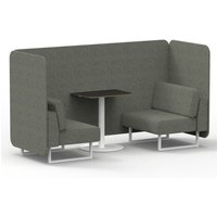 Click to view product details and reviews for Brixworth 2 Seater Bench Booth With White Legs And Black Table With White Leg In Rivet Fabric Vitreous Panels And Sofa. Click to view product details and reviews for Brixworth 2 Seater Bench Booth With White Legs And Black Table With White Leg In Rivet Fabric Vitreous Panels And Sofa.
