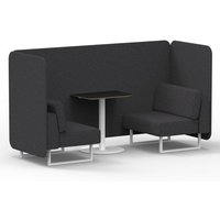 Click to view product details and reviews for Brixworth 2 Seater Bench Booth With White Legs And Black Table With White Leg In X2 Fabric Arithmetic Panels And Sofa. Click to view product details and reviews for Brixworth 2 Seater Bench Booth With White Legs And Black Table With White Leg In X2 Fabric Arithmetic Panels And Sofa.