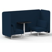 Click to view product details and reviews for Brixworth 2 Seater Bench Booth With White Legs And Black Table With White Leg In X2 Fabric Calculus Panels And Sofa. Click to view product details and reviews for Brixworth 2 Seater Bench Booth With White Legs And Black Table With White Leg In X2 Fabric Calculus Panels And Sofa.