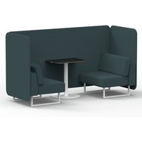 Click to view product details and reviews for Brixworth 2 Seater Bench Booth With White Legs And Black Table With White Leg In X2 Fabric Polygon Panels And Sofa. Click to view product details and reviews for Brixworth 2 Seater Bench Booth With White Legs And Black Table With White Leg In X2 Fabric Polygon Panels And Sofa.
