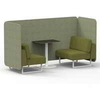 Click to view product details and reviews for Brixworth 2 Seater Bench Booth With White Legs And Black Table With White Leg In Rivet Fabric Burnish Panels And Olive Sofa. Click to view product details and reviews for Brixworth 2 Seater Bench Booth With White Legs And Black Table With White Leg In Rivet Fabric Burnish Panels And Olive Sofa.