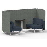 Click to view product details and reviews for Brixworth 2 Seater Bench Booth With White Legs And Black Table With White Leg In Rivet Fabric Prime Panels And Crucible Sofa. Click to view product details and reviews for Brixworth 2 Seater Bench Booth With White Legs And Black Table With White Leg In Rivet Fabric Prime Panels And Crucible Sofa.