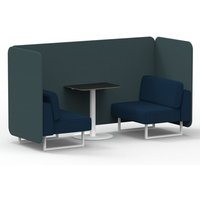 Click to view product details and reviews for Brixworth 2 Seater Bench Booth With White Legs And Black Table With White Leg In X2 Fabric Polygon Panels And Calculus Sofa. Click to view product details and reviews for Brixworth 2 Seater Bench Booth With White Legs And Black Table With White Leg In X2 Fabric Polygon Panels And Calculus Sofa.