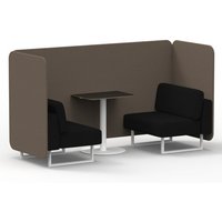 Click to view product details and reviews for Brixworth 2 Seater Bench Booth With White Legs And Black Table With White Leg In X2 Fabric Theory Panels And Diameter Sofa. Click to view product details and reviews for Brixworth 2 Seater Bench Booth With White Legs And Black Table With White Leg In X2 Fabric Theory Panels And Diameter Sofa.