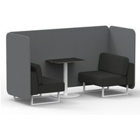 Click to view product details and reviews for Brixworth 2 Seater Bench Booth With White Legs And Black Table With White Leg In Synergy Fabric Partner Panels And Mix Sofa. Click to view product details and reviews for Brixworth 2 Seater Bench Booth With White Legs And Black Table With White Leg In Synergy Fabric Partner Panels And Mix Sofa.