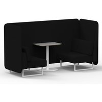 Click to view product details and reviews for Brixworth 2 Seater Bench Booth With White Legs And Grey Table With White Leg In X2 Fabric Diameter Panels And Sofa. Click to view product details and reviews for Brixworth 2 Seater Bench Booth With White Legs And Grey Table With White Leg In X2 Fabric Diameter Panels And Sofa.