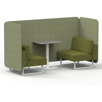Click to view product details and reviews for Brixworth 2 Seater Bench Booth With White Legs And Grey Table With White Leg In Rivet Fabric Burnish Panels And Olive Sofa. Click to view product details and reviews for Brixworth 2 Seater Bench Booth With White Legs And Grey Table With White Leg In Rivet Fabric Burnish Panels And Olive Sofa.
