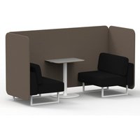 Click to view product details and reviews for Brixworth 2 Seater Bench Booth With White Legs And Grey Table With White Leg In X2 Fabric Theory Panels And Diameter Sofa. Click to view product details and reviews for Brixworth 2 Seater Bench Booth With White Legs And Grey Table With White Leg In X2 Fabric Theory Panels And Diameter Sofa.