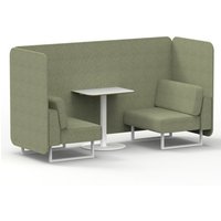 Click to view product details and reviews for Brixworth 2 Seater Bench Booth With White Legs And White Table With White Leg In Rivet Fabric Burnish Panels And Sofa. Click to view product details and reviews for Brixworth 2 Seater Bench Booth With White Legs And White Table With White Leg In Rivet Fabric Burnish Panels And Sofa.