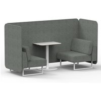 Click to view product details and reviews for Brixworth 2 Seater Bench Booth With White Legs And White Table With White Leg In Rivet Fabric Prime Panels And Sofa. Click to view product details and reviews for Brixworth 2 Seater Bench Booth With White Legs And White Table With White Leg In Rivet Fabric Prime Panels And Sofa.