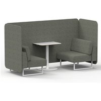 Click to view product details and reviews for Brixworth 2 Seater Bench Booth With White Legs And White Table With White Leg In Rivet Fabric Vitreous Panels And Sofa. Click to view product details and reviews for Brixworth 2 Seater Bench Booth With White Legs And White Table With White Leg In Rivet Fabric Vitreous Panels And Sofa.