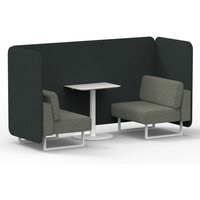 Click to view product details and reviews for Brixworth 2 Seater Bench Booth With White Legs And White Table With White Leg In Rivet Fabric Charcoal Panels And Vitreous Sofa. Click to view product details and reviews for Brixworth 2 Seater Bench Booth With White Legs And White Table With White Leg In Rivet Fabric Charcoal Panels And Vitreous Sofa.
