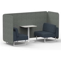 Click to view product details and reviews for Brixworth 2 Seater Bench Booth With White Legs And White Table With White Leg In Rivet Fabric Prime Panels And Crucible Sofa. Click to view product details and reviews for Brixworth 2 Seater Bench Booth With White Legs And White Table With White Leg In Rivet Fabric Prime Panels And Crucible Sofa.