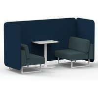 Click to view product details and reviews for Brixworth 2 Seater Bench Booth With White Legs And White Table With White Leg In X2 Fabric Calculus Panels And Polygon Sofa. Click to view product details and reviews for Brixworth 2 Seater Bench Booth With White Legs And White Table With White Leg In X2 Fabric Calculus Panels And Polygon Sofa.