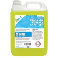 Click to view product details and reviews for 2work Fragrant Surface Sanitiser 5 Litre 2w75443. Click to view product details and reviews for 2work Fragrant Surface Sanitiser 5 Litre 2w75443.