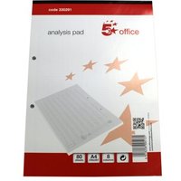 Click to view product details and reviews for 5 Star A4 Analysis Pad 8 Cash Column 80 Sheets 70gsm 330291. Click to view product details and reviews for 5 Star A4 Analysis Pad 8 Cash Column 80 Sheets 70gsm 330291.