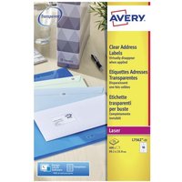 Click to view product details and reviews for Avery Clear Laser Labels 99x34mm Pack Of 400 L7562 25. Click to view product details and reviews for Avery Clear Laser Labels 99x34mm Pack Of 400 L7562 25.