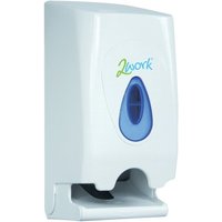 Click to view product details and reviews for 2work Twin Toilet Roll Dispenser White Cpd43612. Click to view product details and reviews for 2work Twin Toilet Roll Dispenser White Cpd43612.