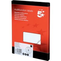 Click to view product details and reviews for 5 Star Office Multipurpose Labels Laser Copier Inkjet 105x71mm White Pack Of 800. Click to view product details and reviews for 5 Star Office Multipurpose Labels Laser Copier Inkjet 105x71mm White Pack Of 800.