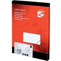 Click to view product details and reviews for 5 Star Office Addressing Labels Inkjet 991x381mm White Pack Of 1400. Click to view product details and reviews for 5 Star Office Addressing Labels Inkjet 991x381mm White Pack Of 1400.