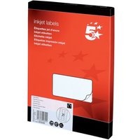 Click to view product details and reviews for 5 Star Office Addressing Labels Inkjet 635x381mm White Pack Of 2100. Click to view product details and reviews for 5 Star Office Addressing Labels Inkjet 635x381mm White Pack Of 2100.