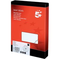 Click to view product details and reviews for 5 Star Office Multipurpose Labels Laser Copier Inkjet 991x677mm White Pack Of 2000. Click to view product details and reviews for 5 Star Office Multipurpose Labels Laser Copier Inkjet 991x677mm White Pack Of 2000.