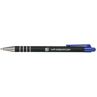 Click to view product details and reviews for 5 Star Office Retractable Ball Pen Soft Grip Medium 1mm Tip 05mm Line Blue Pack Of 12. Click to view product details and reviews for 5 Star Office Retractable Ball Pen Soft Grip Medium 1mm Tip 05mm Line Blue Pack Of 12.