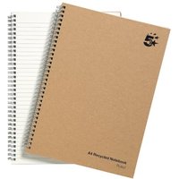 Click to view product details and reviews for 5 Star Wirebound Notebook Ruled 80gsm Recycled 160 Page A4 Buff Pack Of 5 930279. Click to view product details and reviews for 5 Star Wirebound Notebook Ruled 80gsm Recycled 160 Page A4 Buff Pack Of 5 930279.