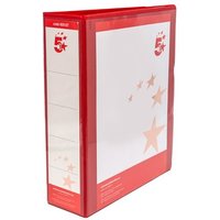 Click to view product details and reviews for 5 Star Office A4 Presentation Ring Binder Polypropylene 65mm 4d Ring Red Pack Of 10. Click to view product details and reviews for 5 Star Office A4 Presentation Ring Binder Polypropylene 65mm 4d Ring Red Pack Of 10.
