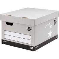 Click to view product details and reviews for 5 Star Storage Box With Lid Self Assembly Extra Large 388x436x290mm Grey Pack Of 10 934215. Click to view product details and reviews for 5 Star Storage Box With Lid Self Assembly Extra Large 388x436x290mm Grey Pack Of 10 934215.