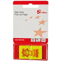 Click to view product details and reviews for 5 Star Office Sign Here Index Flags Tab With Red Arrow 46x25mm Pack Of 500. Click to view product details and reviews for 5 Star Office Sign Here Index Flags Tab With Red Arrow 46x25mm Pack Of 500.