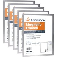 Click to view product details and reviews for Announce Magnetic Frame A3 Silver Pack Of 5 Aa01844. Click to view product details and reviews for Announce Magnetic Frame A3 Silver Pack Of 5 Aa01844.