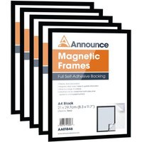 Click to view product details and reviews for Announce Magnetic Frame A4 Black Pack Of 5 Aa01847. Click to view product details and reviews for Announce Magnetic Frame A4 Black Pack Of 5 Aa01847.