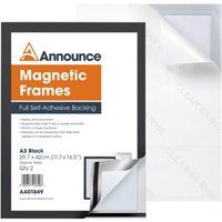 Click to view product details and reviews for Announce Magnetic Frame A3 Black Pack Of 2 Aa01849. Click to view product details and reviews for Announce Magnetic Frame A3 Black Pack Of 2 Aa01849.