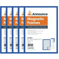 Click to view product details and reviews for Announce Magnetic Frames A4 Blue Pack Of 5 Aa07540. Click to view product details and reviews for Announce Magnetic Frames A4 Blue Pack Of 5 Aa07540.