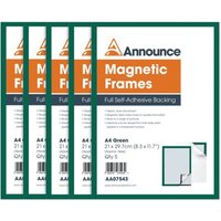 Click to view product details and reviews for Announce Magnetic Frames A4 Green Pack Of 5 Aa07543. Click to view product details and reviews for Announce Magnetic Frames A4 Green Pack Of 5 Aa07543.