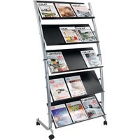 Click to view product details and reviews for Alba 5 Shelf Mobile Literature Display Stand 3xa4 Dd5gm. Click to view product details and reviews for Alba 5 Shelf Mobile Literature Display Stand 3xa4 Dd5gm.