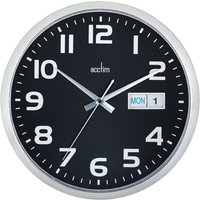 Click to view product details and reviews for Acctim Supervisor Wall Clock 320mm Chrome Black 21023. Click to view product details and reviews for Acctim Supervisor Wall Clock 320mm Chrome Black 21023.