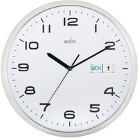 Click to view product details and reviews for Acctim Supervisor Wall Clock 320mm Chrome White 21027. Click to view product details and reviews for Acctim Supervisor Wall Clock 320mm Chrome White 21027.