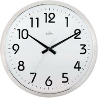 Click to view product details and reviews for Acctim Orion Silent Sweep Wall Clock 320mm Chrome White 21287. Click to view product details and reviews for Acctim Orion Silent Sweep Wall Clock 320mm Chrome White 21287.