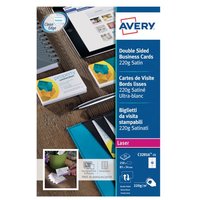Click to view product details and reviews for Avery Laser Business Cards Dbl Sided Satin Wht Pack Of 250 C32016 25. Click to view product details and reviews for Avery Laser Business Cards Dbl Sided Satin Wht Pack Of 250 C32016 25.